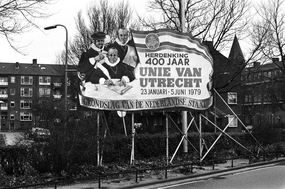 Bord 400 jaar Unie van Utrecht, Bestanddeelnr 930-0446