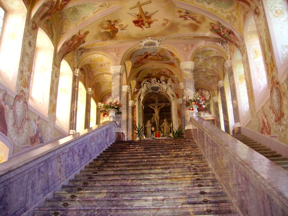 Bonn Kreuzbergkirche Innen Heilige Stiege 1