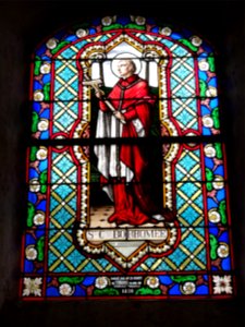 Bornambusc (Seine-Mar.) église, vitrail 08