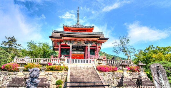Temple japanese landmark photo