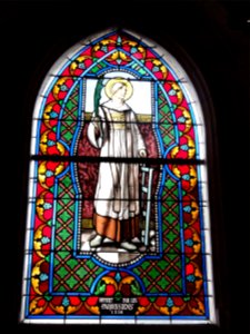 Bornambusc (Seine-Mar.) église, vitrail 03