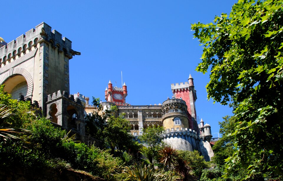 Fairytale knight's castle castle
