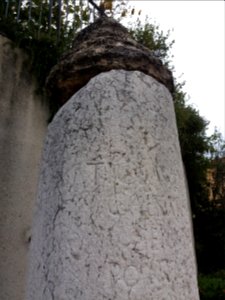Borne milliaire de Solaize - Détail inscriptions 3