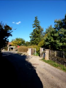 Borne milliaire de Saint-Germain - Situation