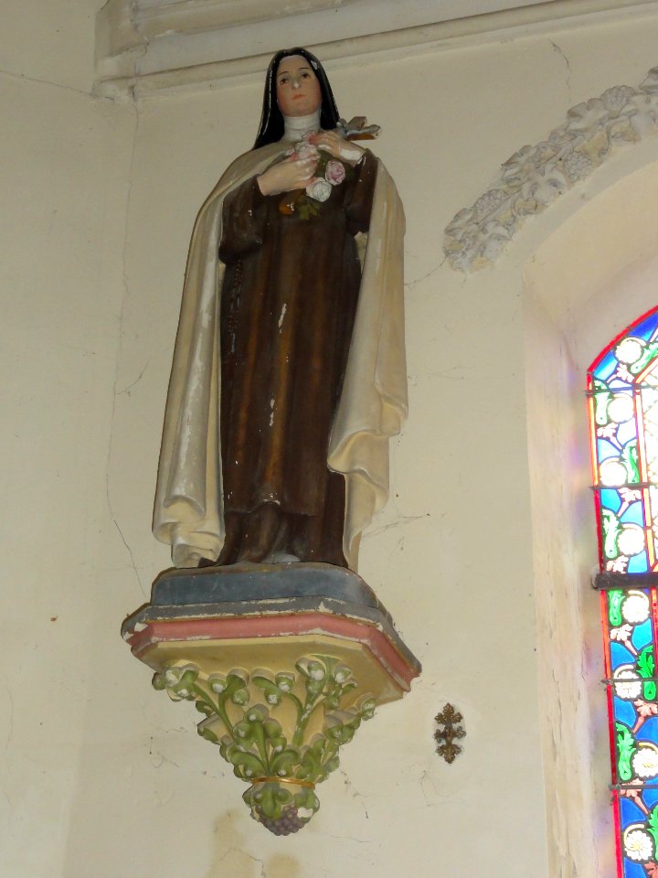Bornambusc (Seine-Mar.) église, statue 10 Sainte Thérèse de Lisieux