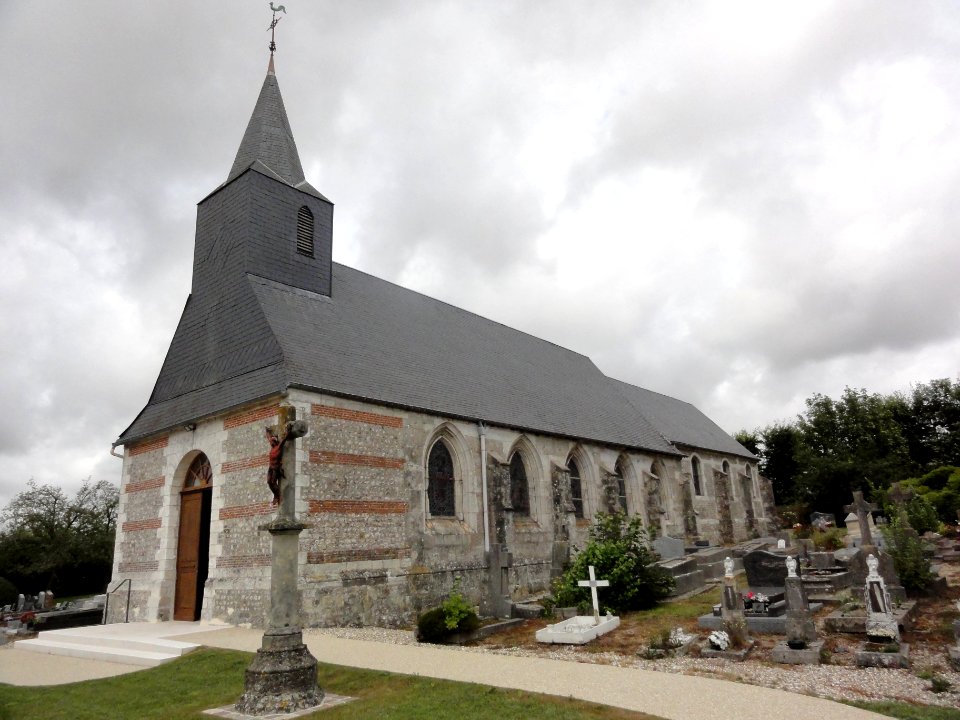 Bornambusc (Seine-Mar.) église extérieur (01)