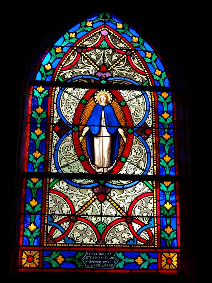 Bornambusc (Seine-Mar.) église, vitrail 13