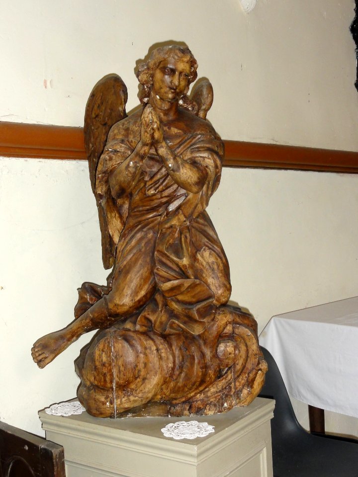 Bornambusc (Seine-Mar.) église, statue 14 un ange