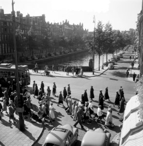 Bontshow in de straten van Amsterdam, Bestanddeelnr 905-9363