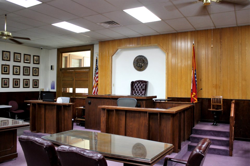 Boone County Courthouse courtroom front