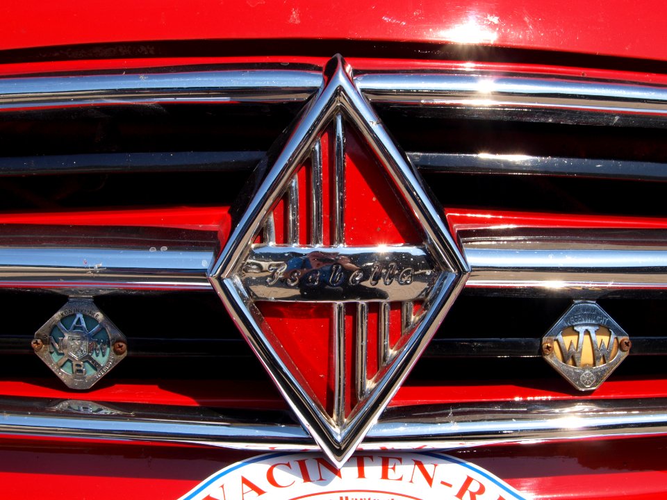 Borgward HI500 ISABELLA (1960), logo, insignia, emblem, Dutch licence registration 81-85-AE , pic3