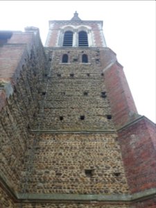 Bordes - Hautes-Pyrénées - Église Saint-Christophe - Clocher - Mur nord