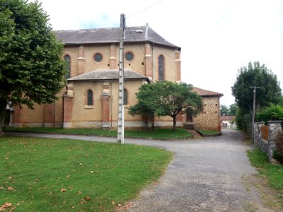 Bordes - Hautes-Pyrénées - Église Saint-Christophe - Chevet côté sud