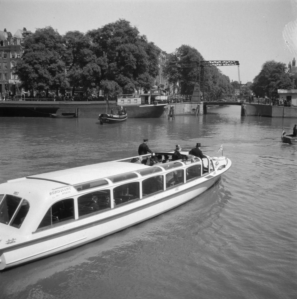 Boottocht Churchill in Amsterdam, Bestanddeelnr 901-7445