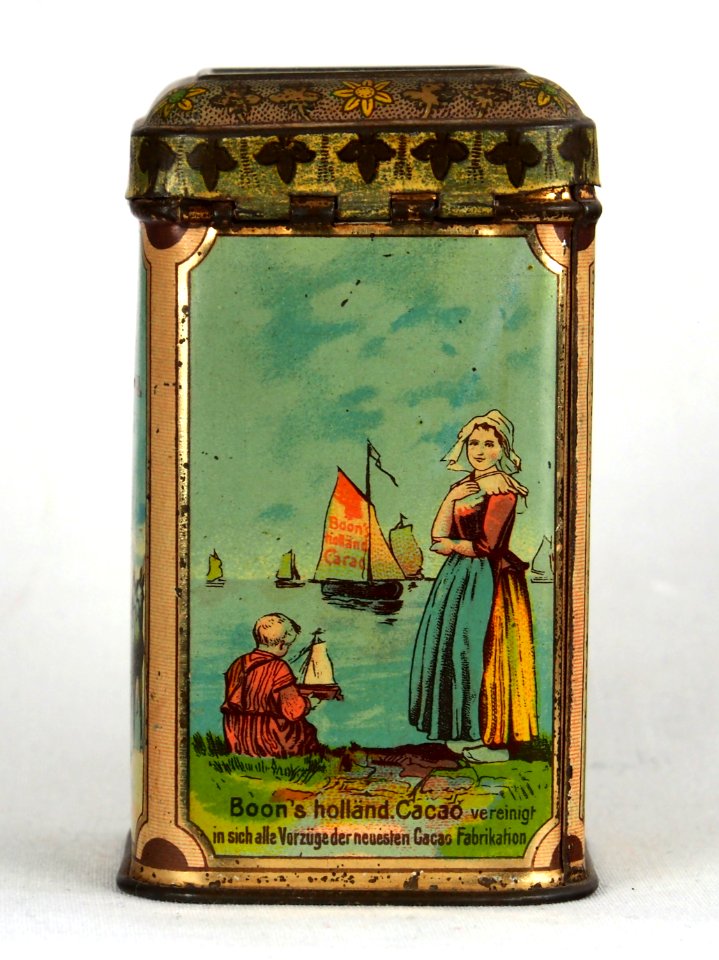 Boons cacao blikje voor export naar Duitsland, foto4
