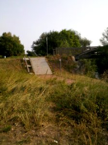 Bootsschleppe in Bornitz am linken Ufer der Weißen Elster im August 2015