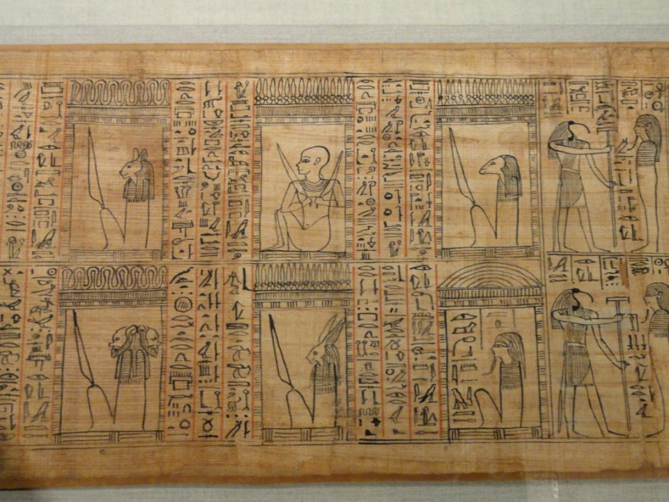 Book of the Dead of Hori, about 1969-945 BC, New Kingdom, Dynasty 21, papyrus section 5 - Cleveland Museum of Art - DSC08666