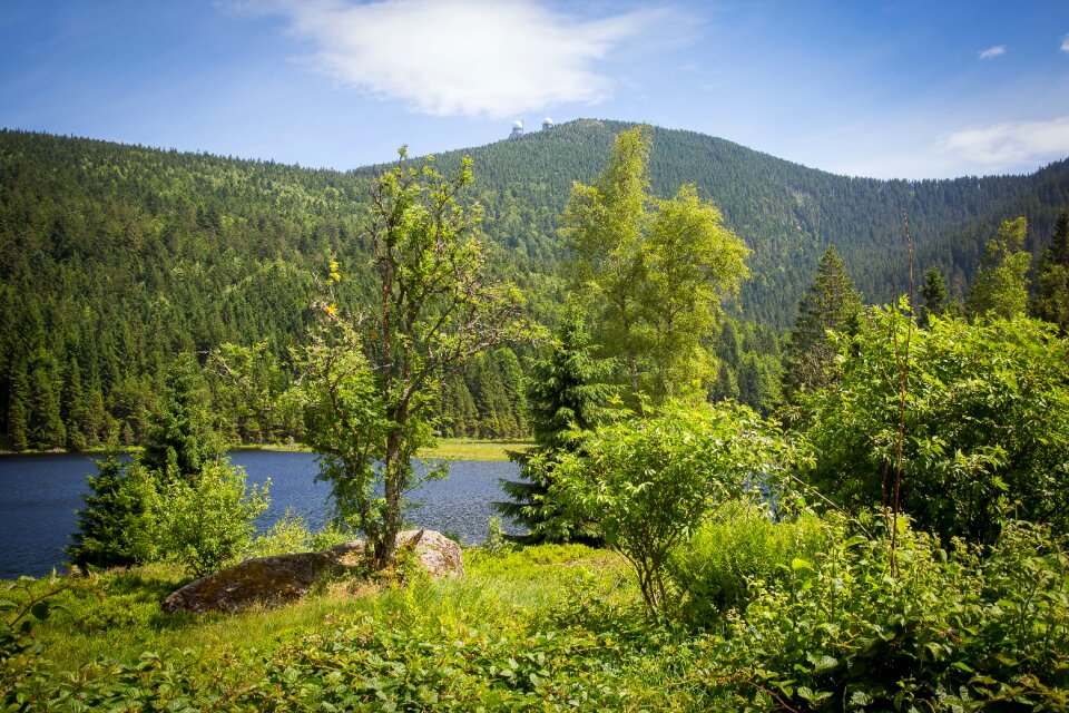 Kleiner arbersee bergsee great arber