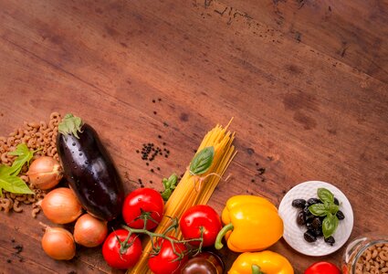 Cooking book cover food mise en place