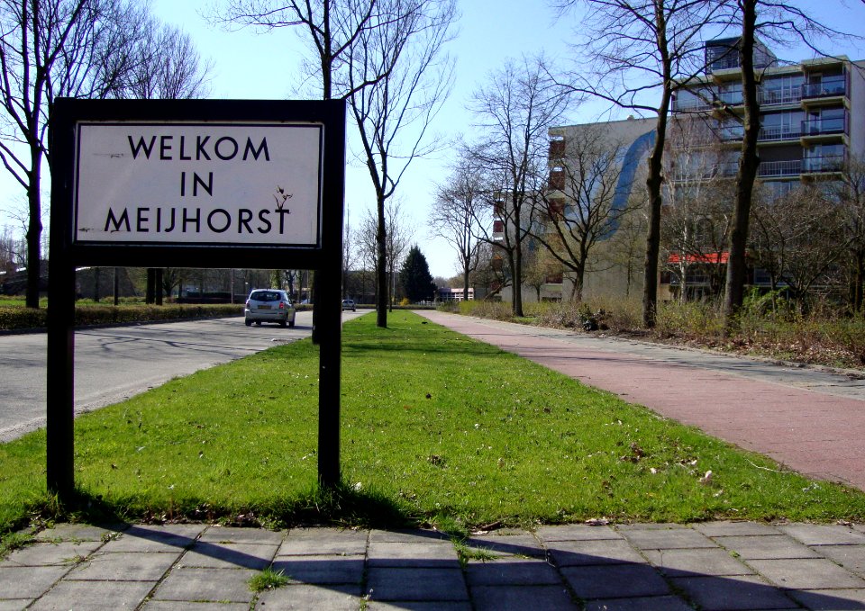 Bord Welkom in Meijhorst