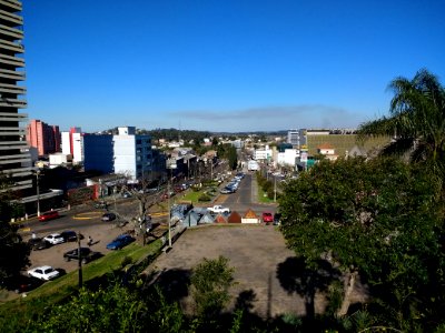 Border between Rivera and Santana do Livramento