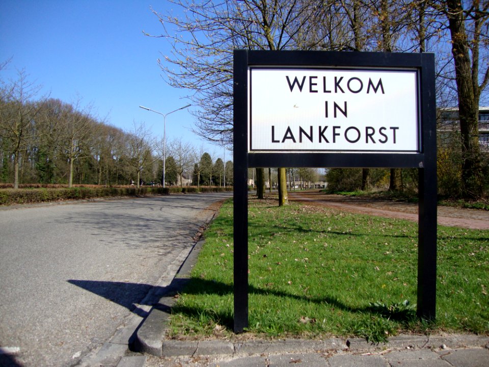Bord Welkom in Lankforst