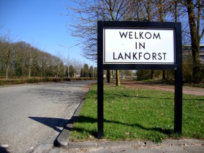 Bord Welkom in Lankforst photo