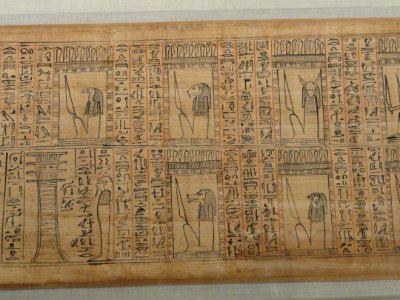 Book of the Dead of Hori, about 1969-945 BC, New Kingdom, Dynasty 21, papyrus section 3 - Cleveland Museum of Art - DSC08664