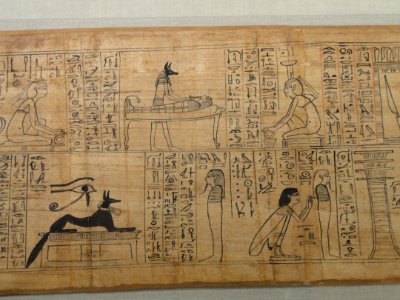 Book of the Dead of Hori, about 1969-945 BC, New Kingdom, Dynasty 21, papyrus section 2 - Cleveland Museum of Art - DSC08663