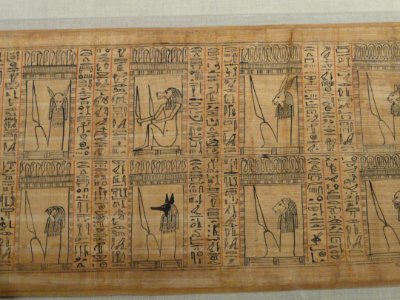 Book of the Dead of Hori, about 1969-945 BC, New Kingdom, Dynasty 21, papyrus section 4 - Cleveland Museum of Art - DSC08665