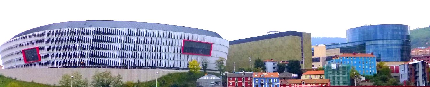 Bilbao - Estadio de San Mamés, Edificio EUITI y Minas y Edificio Bami photo