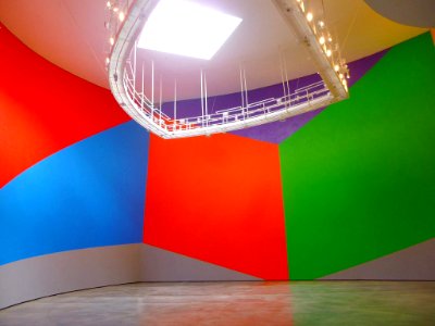 Bilbao - Museo Guggenheim - Wall Drawing 831 (Geometric Forms), de Sol LeWitt 6