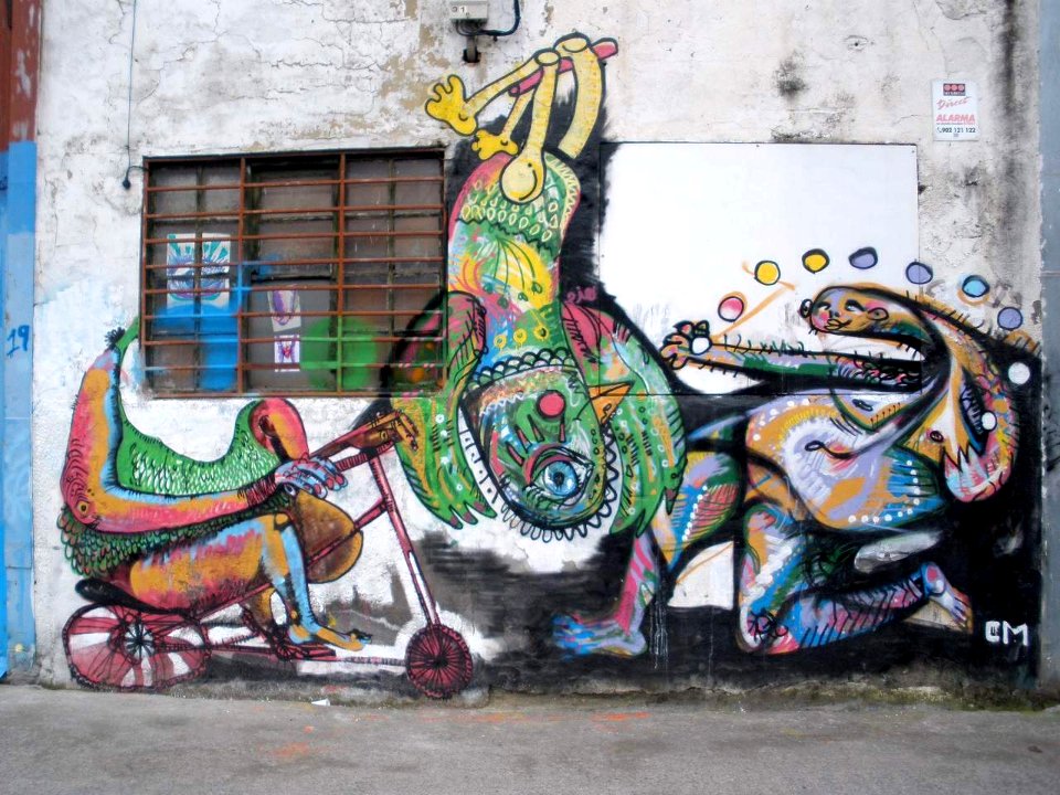 Bilbao - Ribera de Deusto, graffiti 45