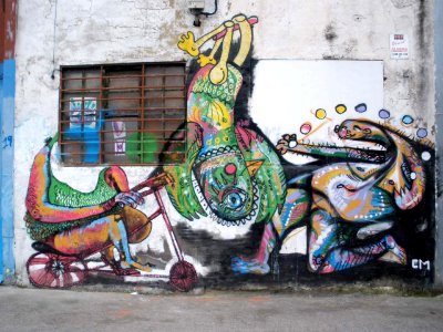 Bilbao - Ribera de Deusto, graffiti 45