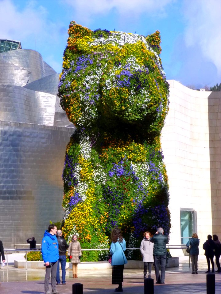 Bilbao - Museo Guggenheim, 'Puppy' (Jeff Koons) 4