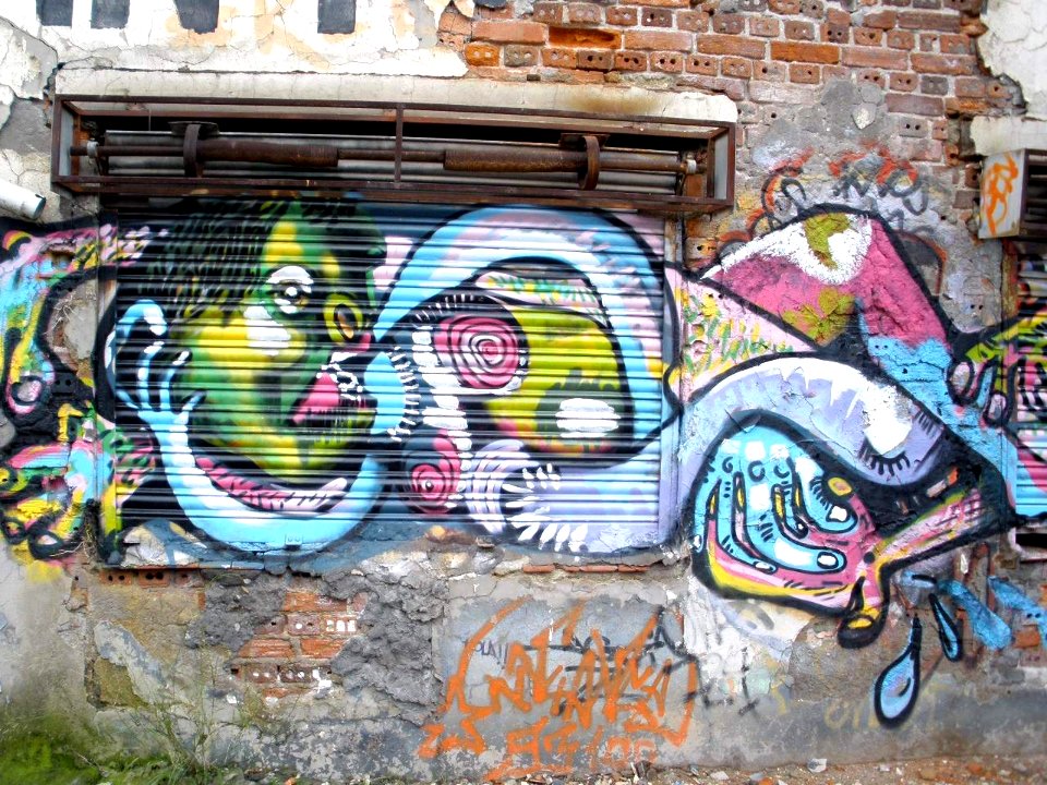 Bilbao - Ribera de Deusto, graffiti 43