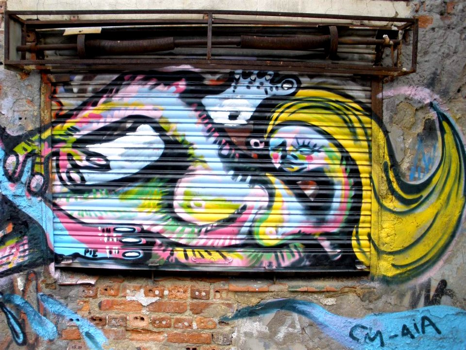 Bilbao - Ribera de Deusto, graffiti 42