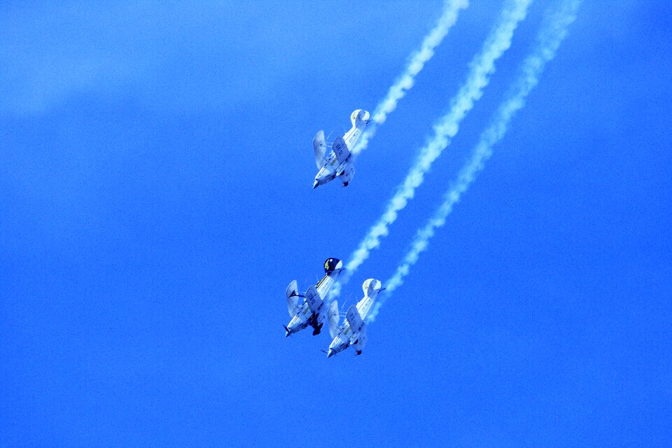 Aerobatic display formation photo