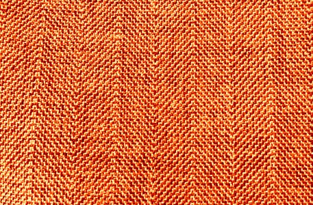 Textile orange tweed