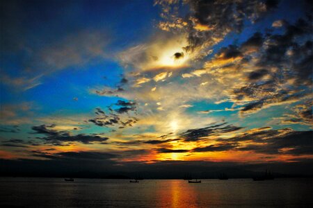Natura lake sky