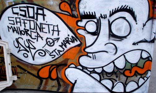 Bilbao - Ribera de Deusto, graffiti 12