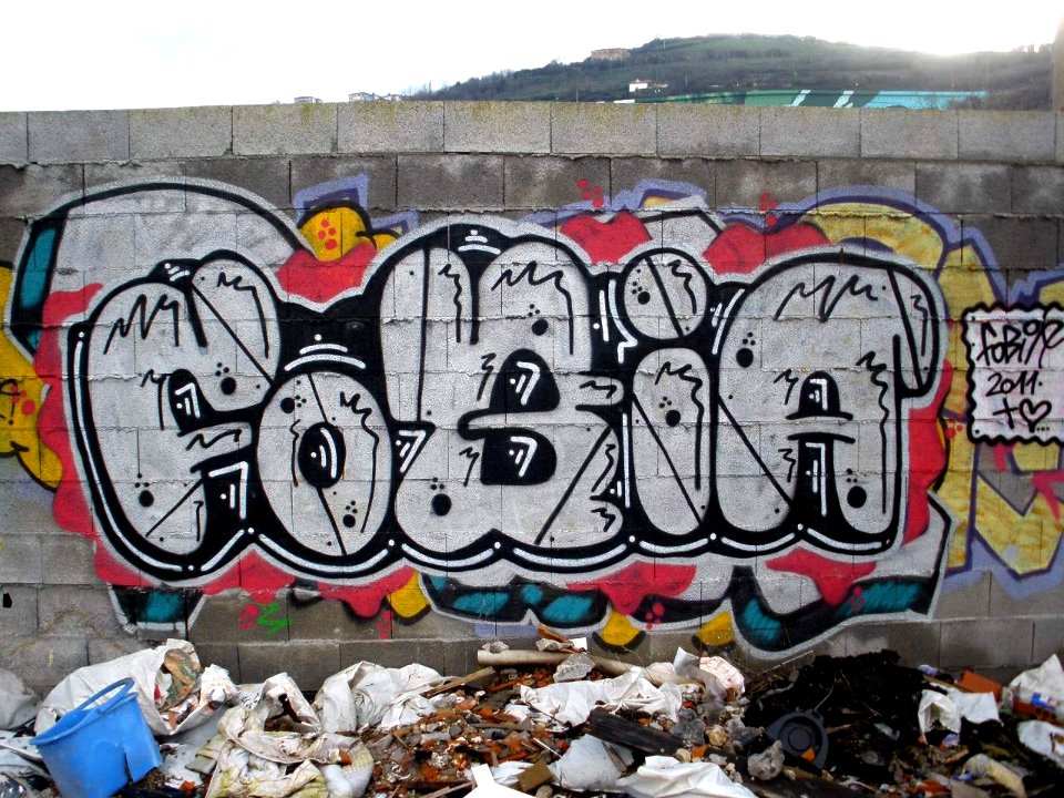 Bilbao - Ribera de Deusto, graffiti 11
