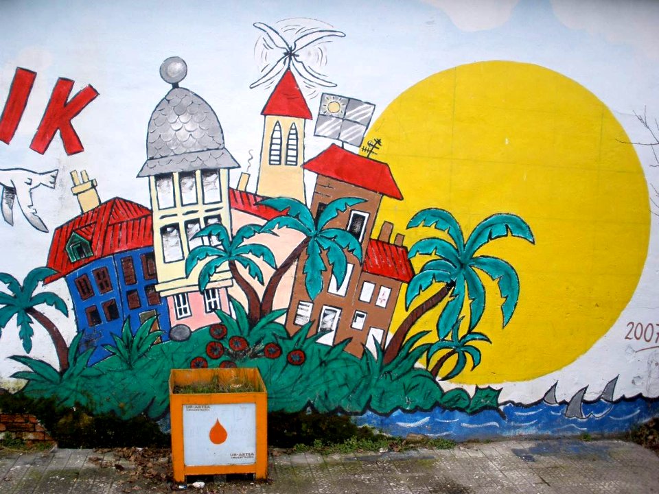 Bilbao - Ribera de Deusto, graffiti 07