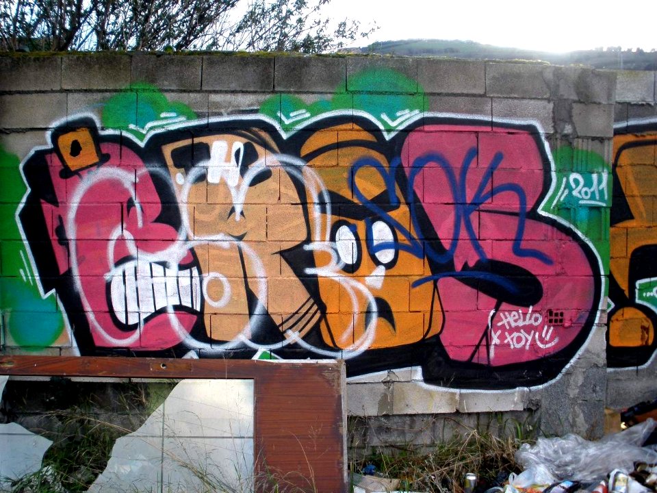 Bilbao - Ribera de Deusto, graffiti 10
