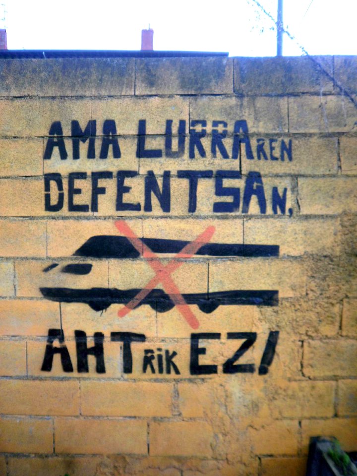 Bilbao - Ribera de Deusto, graffiti 01