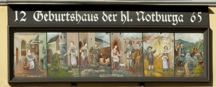 Bilderzyklus am Notburgahaus