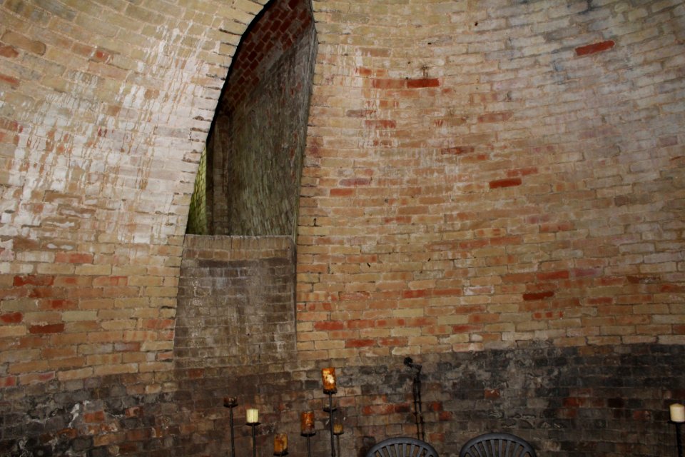 Billiard Room Cottage ice house interior