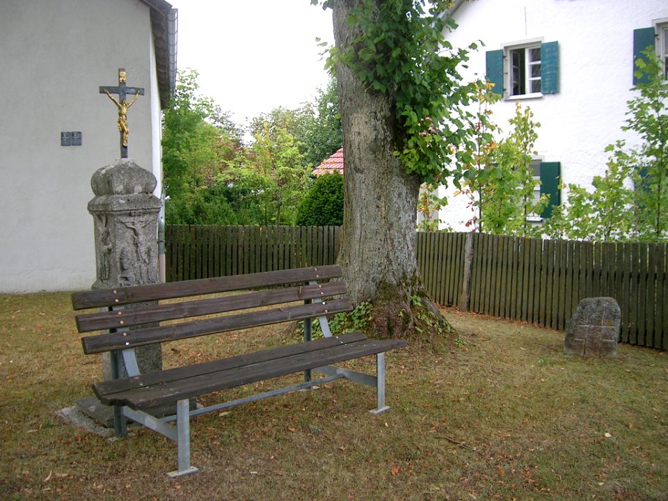 Bildstock und Kreuzstein Lindenweg (Wachenzell) -2018-08