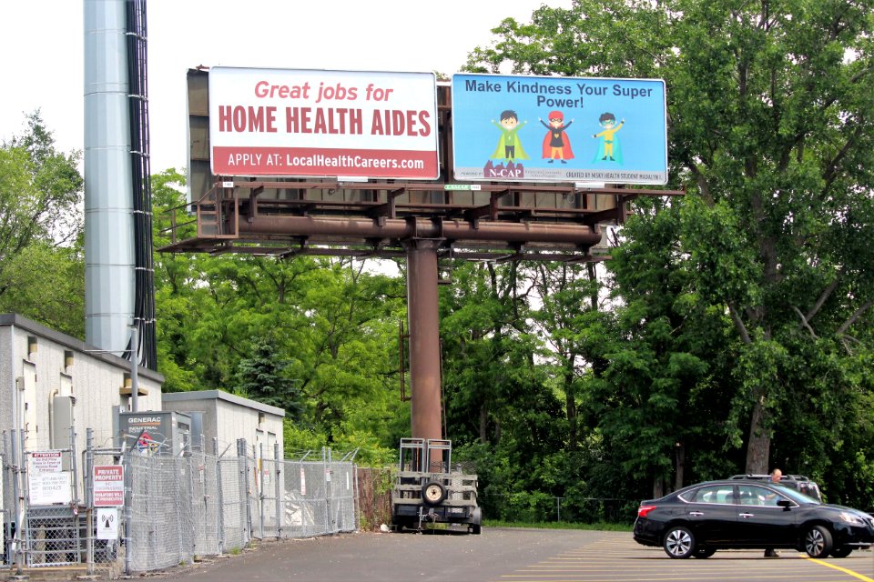 Billboards in Schenectady, New York