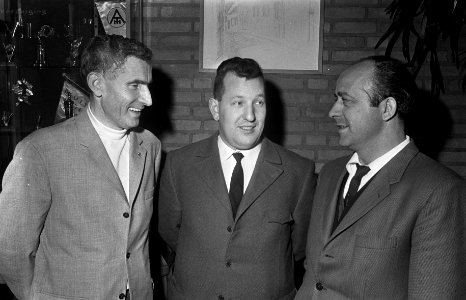 Biljarten in Amersfoort, vele groten v.l.n.r. Tini Wijnen, Raymond Ceulemans (Be, Bestanddeelnr 921-8572